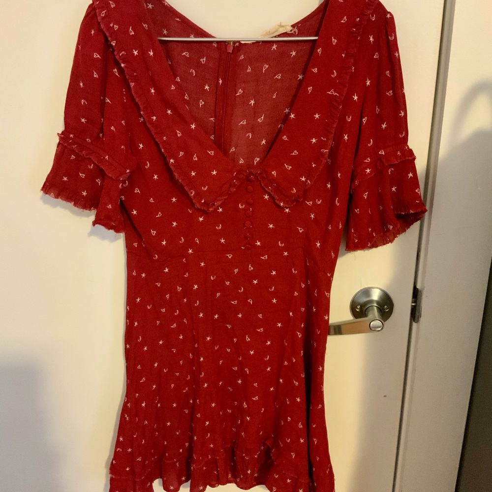 For Love and Lemons red dress size M